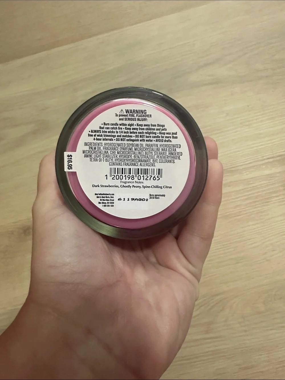Bath & Body Works scented soy